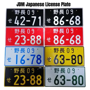 Japonský špz Hliníka Značky Pre JDM Racing Pre Nagano Dekorácie Auta, Motocykla Príslušenstvo