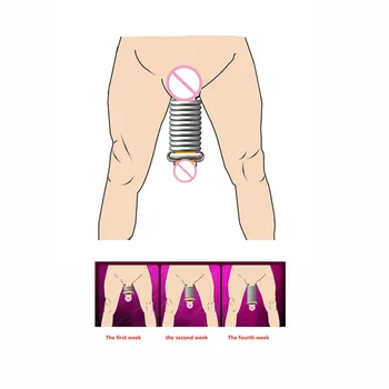 Sdian Nerezový krúžok ťažká váha srd pro extender zväčšenie penisu penis čerpadlo, sexuálne hračky pre mužov penis srd