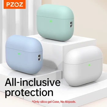 PZOZ Slúchadlá puzdro Pre Apple Airpods Pro 2 Krytu Ochranné Slúchadlá Prípadoch Pre Apple Airpods Pro 3 Veci Tekutý silikónový Tašky