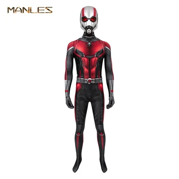 Ant-Man Cosplay Kombinézach Film Ant-Man a Wasp 3D Tlač Jumpsuit Halloween Superhrdina Kostým