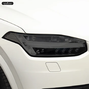 Auto Svetlometu Ochranné Odtieň Film Dym Čierny Transparentný TPU Svetlo Nálepka Pre Volvo XC90 2015 2016 2017 2018 2019 2020